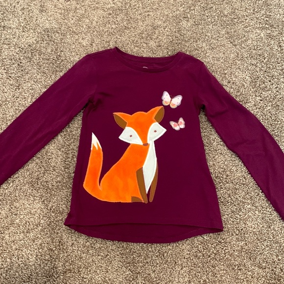 Wonder Nation Fox Shirt Size X-Small (4/5)